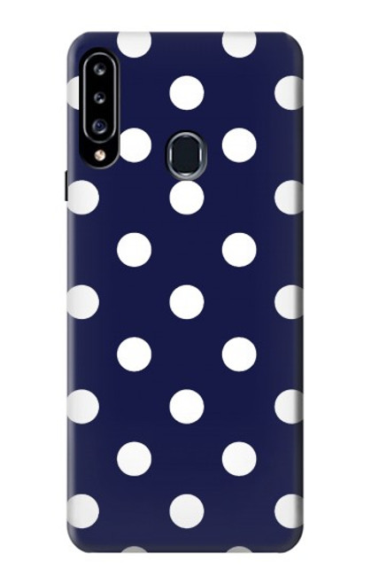 S3533 Blue Polka Dot Case For Samsung Galaxy A20s