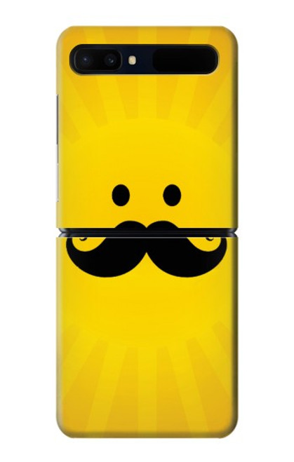 S1145 Yellow Mustache Sun Case For Samsung Galaxy Z Flip 5G