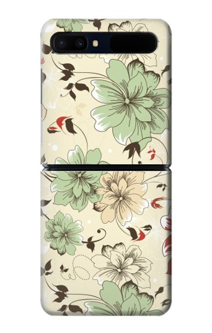 S2179 Flower Floral Vintage Art Pattern Case For Samsung Galaxy Z Flip 5G