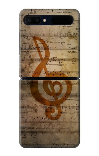 S2368 Sheet Music Notes Case For Samsung Galaxy Z Flip 5G