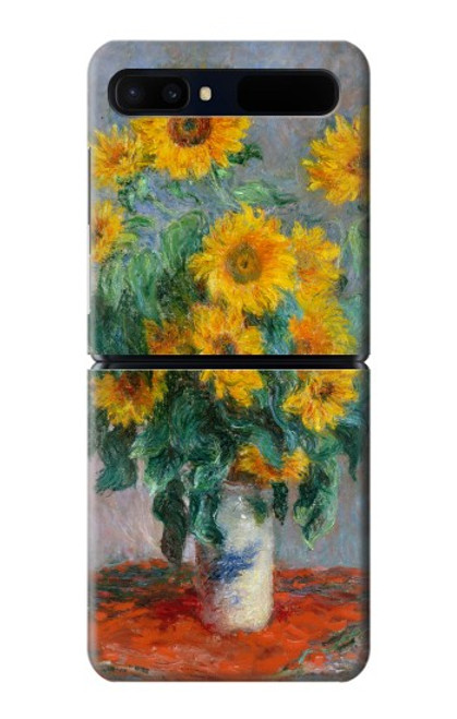S2937 Claude Monet Bouquet of Sunflowers Case For Samsung Galaxy Z Flip 5G
