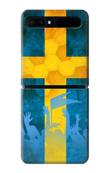 S2990 Sweden Football Soccer Case For Samsung Galaxy Z Flip 5G