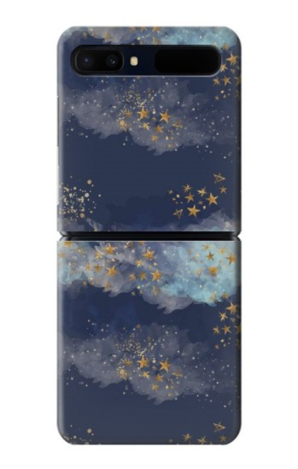 S3364 Gold Star Sky Case For Samsung Galaxy Z Flip 5G