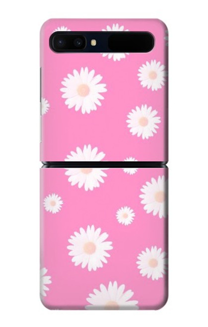 S3500 Pink Floral Pattern Case For Samsung Galaxy Z Flip 5G