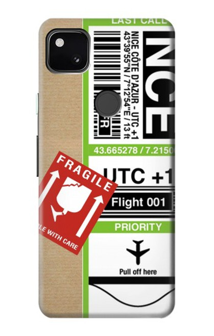 S3543 Luggage Tag Art Case For Google Pixel 4a