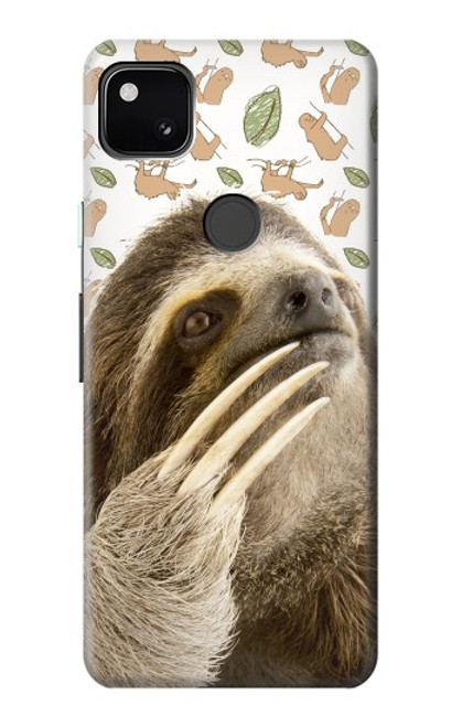 S3559 Sloth Pattern Case For Google Pixel 4a