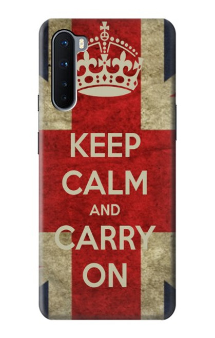 S0674 Keep Calm and Carry On Case For OnePlus Nord