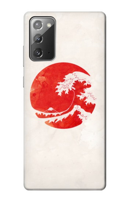 S3237 Waves Japan Flag Case For Samsung Galaxy Note 20