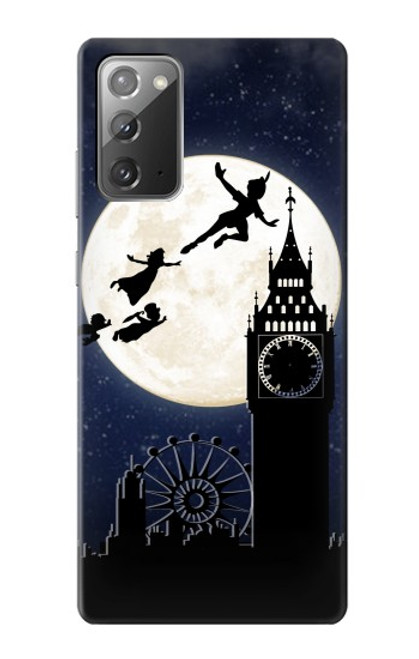 S3249 Peter Pan Fly Full Moon Night Case For Samsung Galaxy Note 20