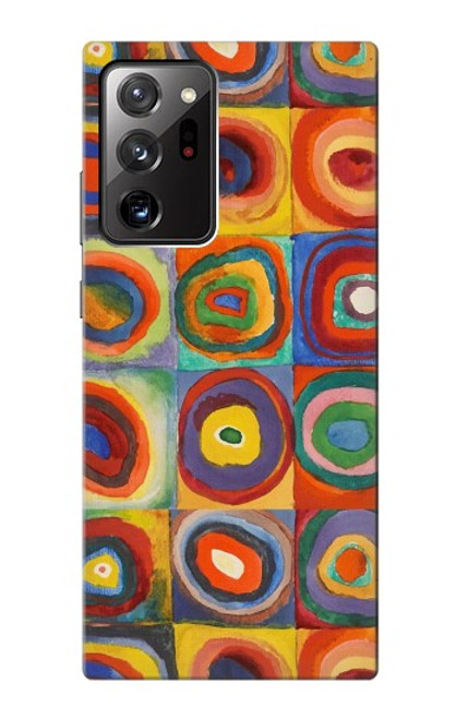 S3409 Squares Concentric Circles Case For Samsung Galaxy Note 20 Ultra, Ultra 5G