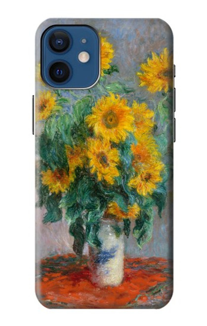 S2937 Claude Monet Bouquet of Sunflowers Case For iPhone 12 mini