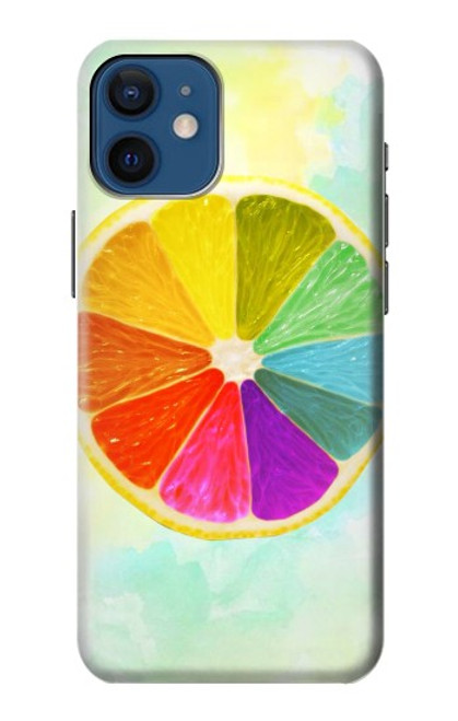 S3493 Colorful Lemon Case For iPhone 12 mini