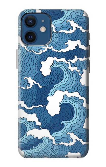 S3751 Wave Pattern Case For iPhone 12 mini