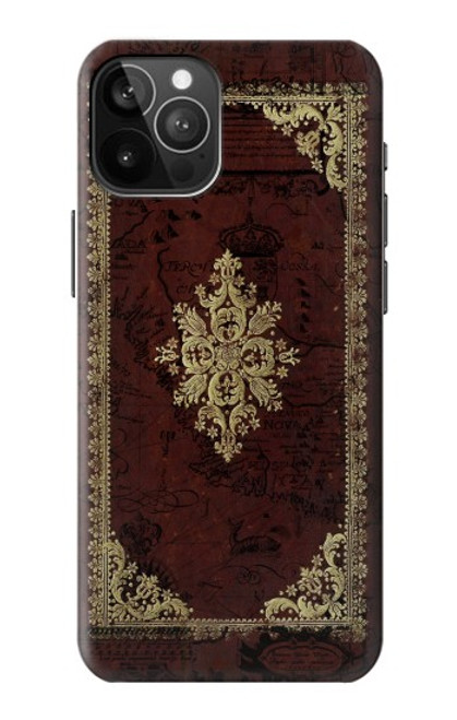 S3014 Vintage Map Book Cover Case For iPhone 12 Pro Max
