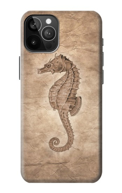 S3214 Seahorse Skeleton Fossil Case For iPhone 12 Pro Max