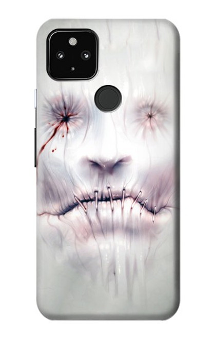 S0884 Horror Face Case For Google Pixel 4a 5G