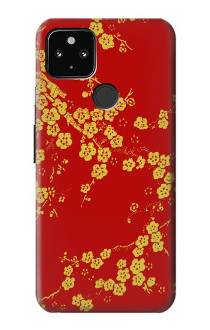 S2050 Cherry Blossoms Chinese Graphic Printed Case For Google Pixel 4a 5G