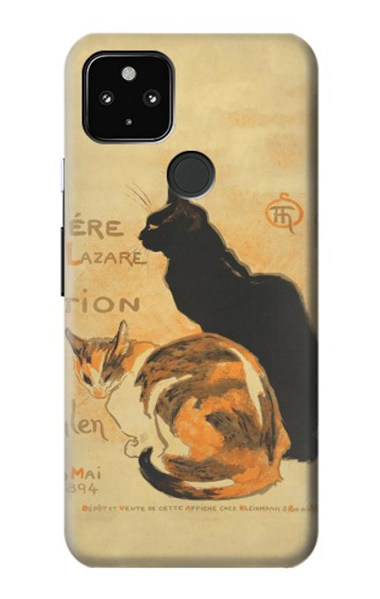 S3229 Vintage Cat Poster Case For Google Pixel 4a 5G