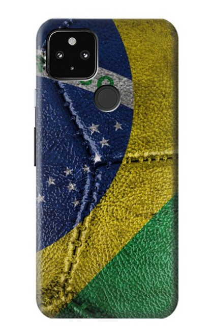 S3297 Brazil Flag Vintage Football Graphic Case For Google Pixel 4a 5G