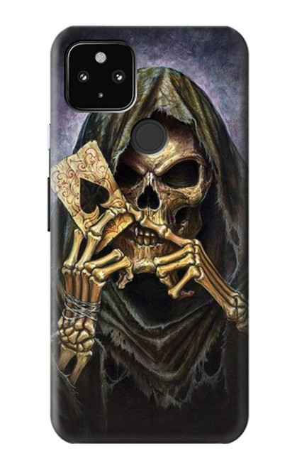 S3594 Grim Reaper Wins Poker Case For Google Pixel 4a 5G