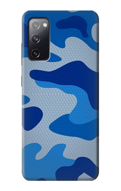 S2958 Army Blue Camo Camouflage Case For Samsung Galaxy S20 FE