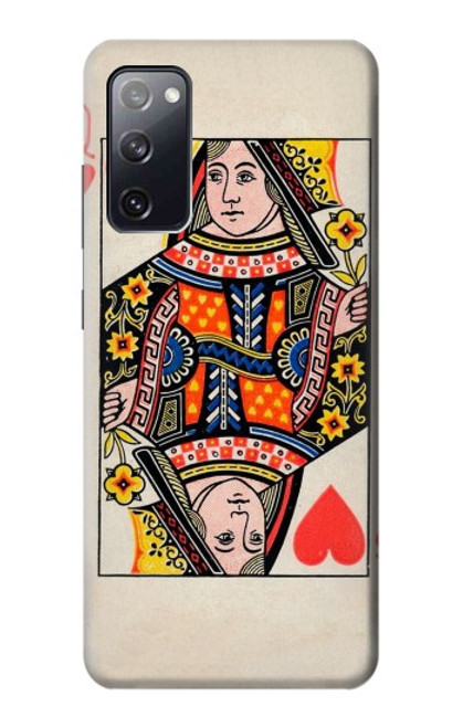 S3429 Queen Hearts Card Case For Samsung Galaxy S20 FE