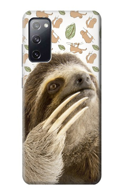 S3559 Sloth Pattern Case For Samsung Galaxy S20 FE