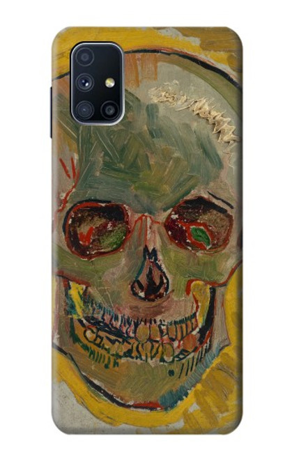 S3359 Vincent Van Gogh Skull Case For Samsung Galaxy M51
