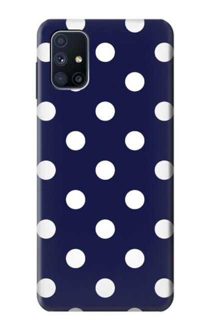 S3533 Blue Polka Dot Case For Samsung Galaxy M51