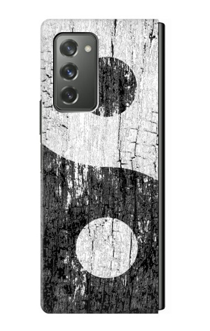 S2489 Yin Yang Wood Graphic Printed Case For Samsung Galaxy Z Fold2 5G