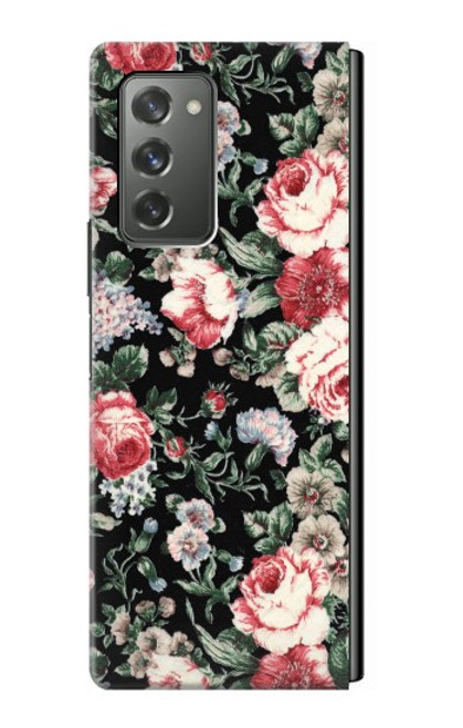 S2727 Vintage Rose Pattern Case For Samsung Galaxy Z Fold2 5G