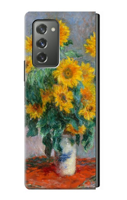 S2937 Claude Monet Bouquet of Sunflowers Case For Samsung Galaxy Z Fold2 5G