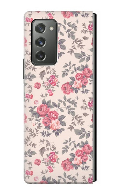 S3095 Vintage Rose Pattern Case For Samsung Galaxy Z Fold2 5G