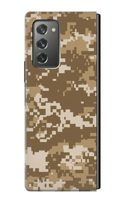 S3294 Army Desert Tan Coyote Camo Camouflage Case For Samsung Galaxy Z Fold2 5G