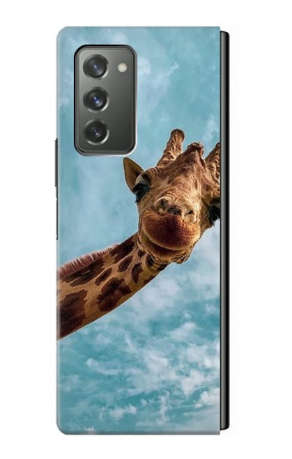 S3680 Cute Smile Giraffe Case For Samsung Galaxy Z Fold2 5G