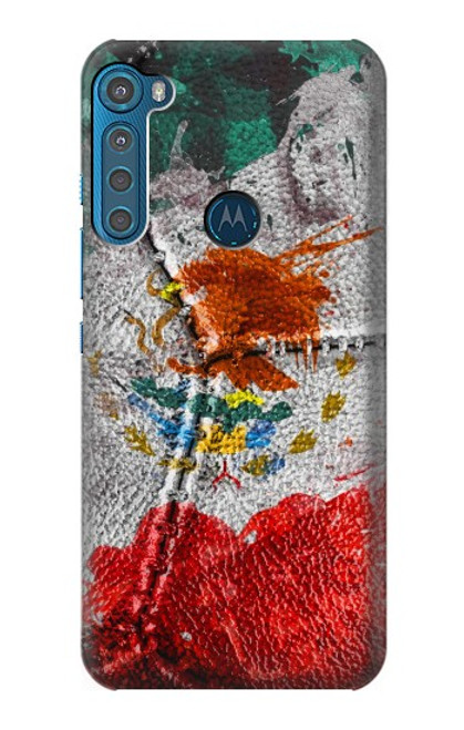 S3314 Mexico Flag Vinatage Football Graphic Case For Motorola One Fusion+