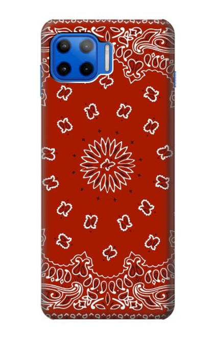 S3355 Bandana Red Pattern Case For Motorola Moto G 5G Plus