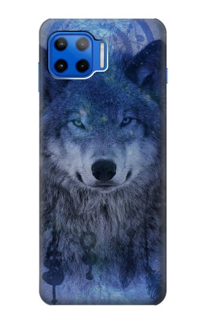 S3410 Wolf Dream Catcher Case For Motorola Moto G 5G Plus