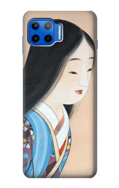 S3483 Japan Beauty Kimono Case For Motorola Moto G 5G Plus