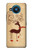 S3081 Wooden Raindeer Graphic Printed Case For Nokia 8.3 5G