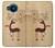 S3081 Wooden Raindeer Graphic Printed Case For Nokia 8.3 5G