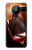 S2396 Red Wine Bottle And Glass Case For Nokia 5.3