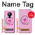 S2847 Pink Retro Rotary Phone Case For Nokia 5.3