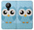S3029 Cute Blue Owl Case For Nokia 5.3