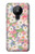S3688 Floral Flower Art Pattern Case For Nokia 5.3