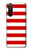 S2364 Red and White Striped Case For Sony Xperia 5 II