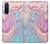 S3050 Vintage Pastel Flowers Case For Sony Xperia 5 II
