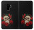 S3753 Dark Gothic Goth Skull Roses Case For Samsung Galaxy S9 Plus