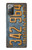 S3750 Vintage Vehicle Registration Plate Case For Samsung Galaxy Note 20