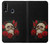 S3753 Dark Gothic Goth Skull Roses Case For Samsung Galaxy A20s